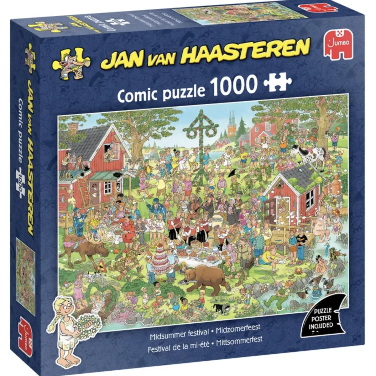 Jumbo 1000-1499<Midzomerfeest - Jan van Haasteren - puzzel van 1000 stukjes