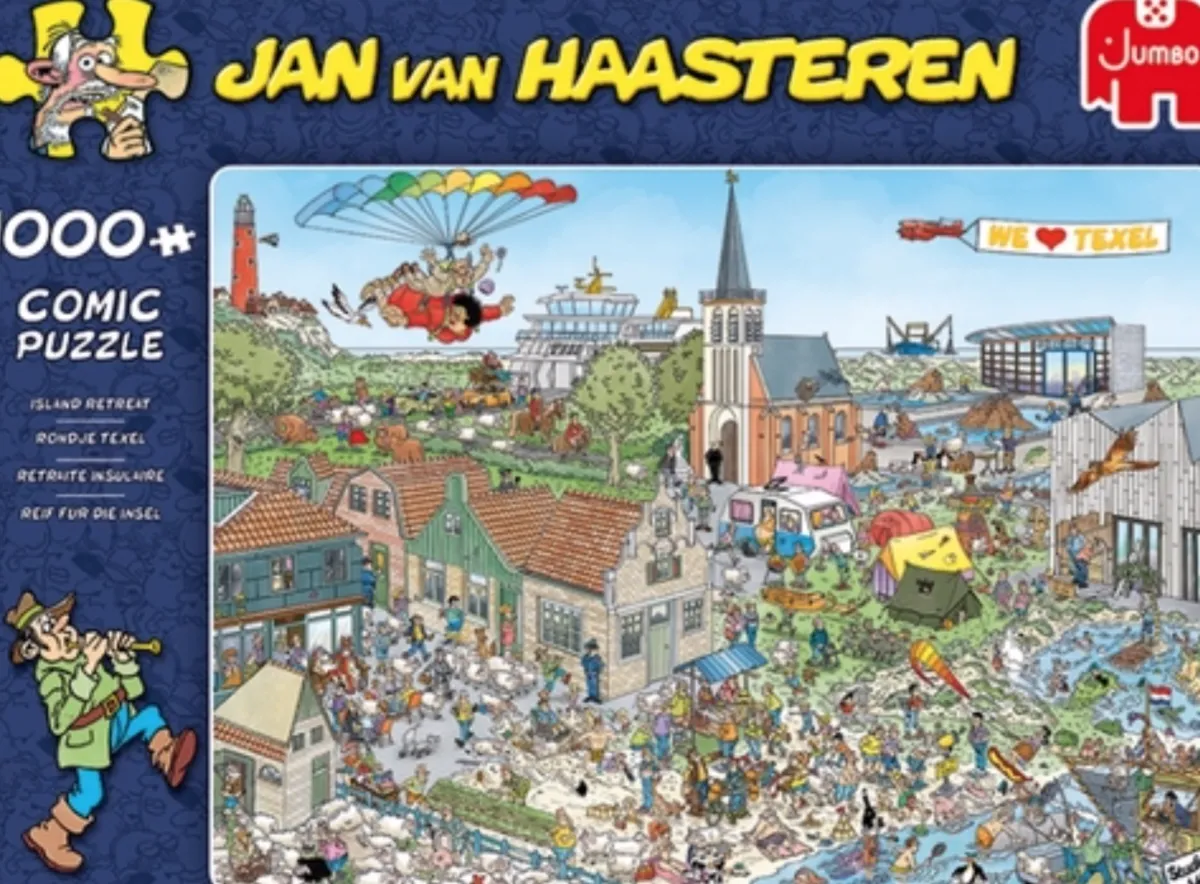 Jumbo Tekening|1000-1499<Rondje Texel - JvH - 1000 stukjes