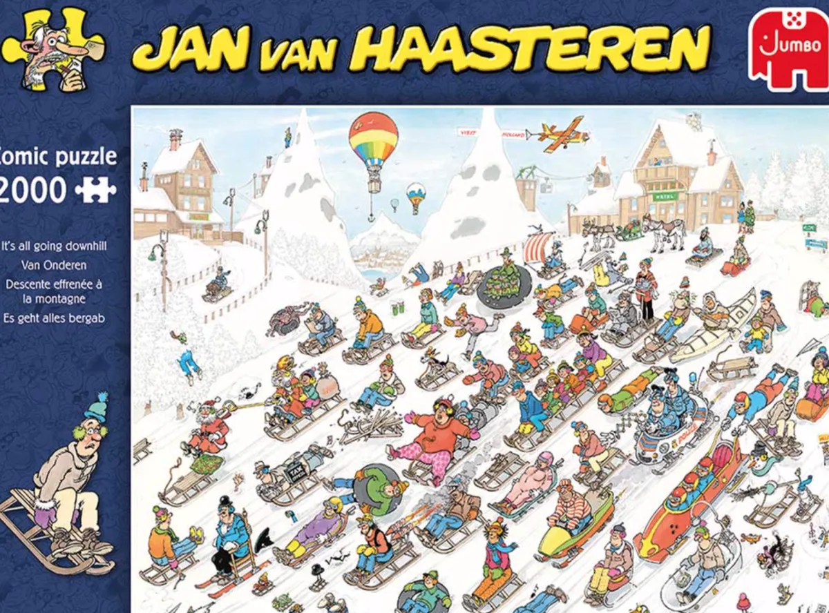 Jumbo 2000 En Meer<Van Onderen - Jan van Haasteren - puzzel van 2000 stukjes