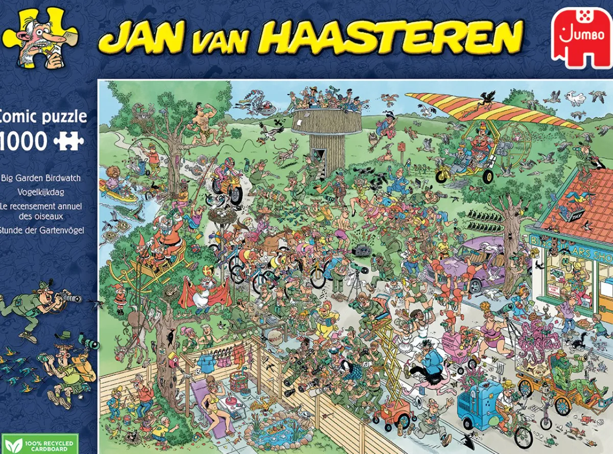 Jumbo 1000-1499<Vogelkijkdag - Jan van Haasteren - puzzel van 1000 stukjes