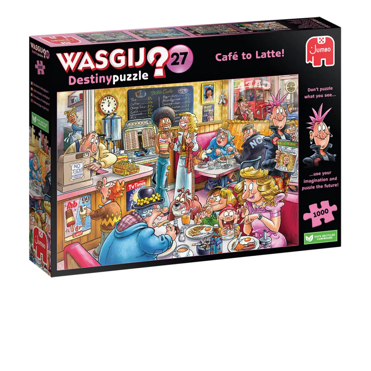 Jumbo 1000-1499<Wasgij Destiny 27 - Café to Latte! - 1000 stukjes