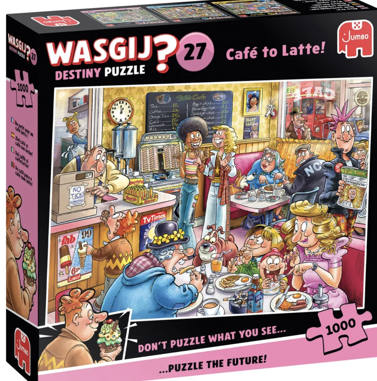 Jumbo 1000-1499<Wasgij Destiny 27 - Café to Latte! - 1000 stukjes