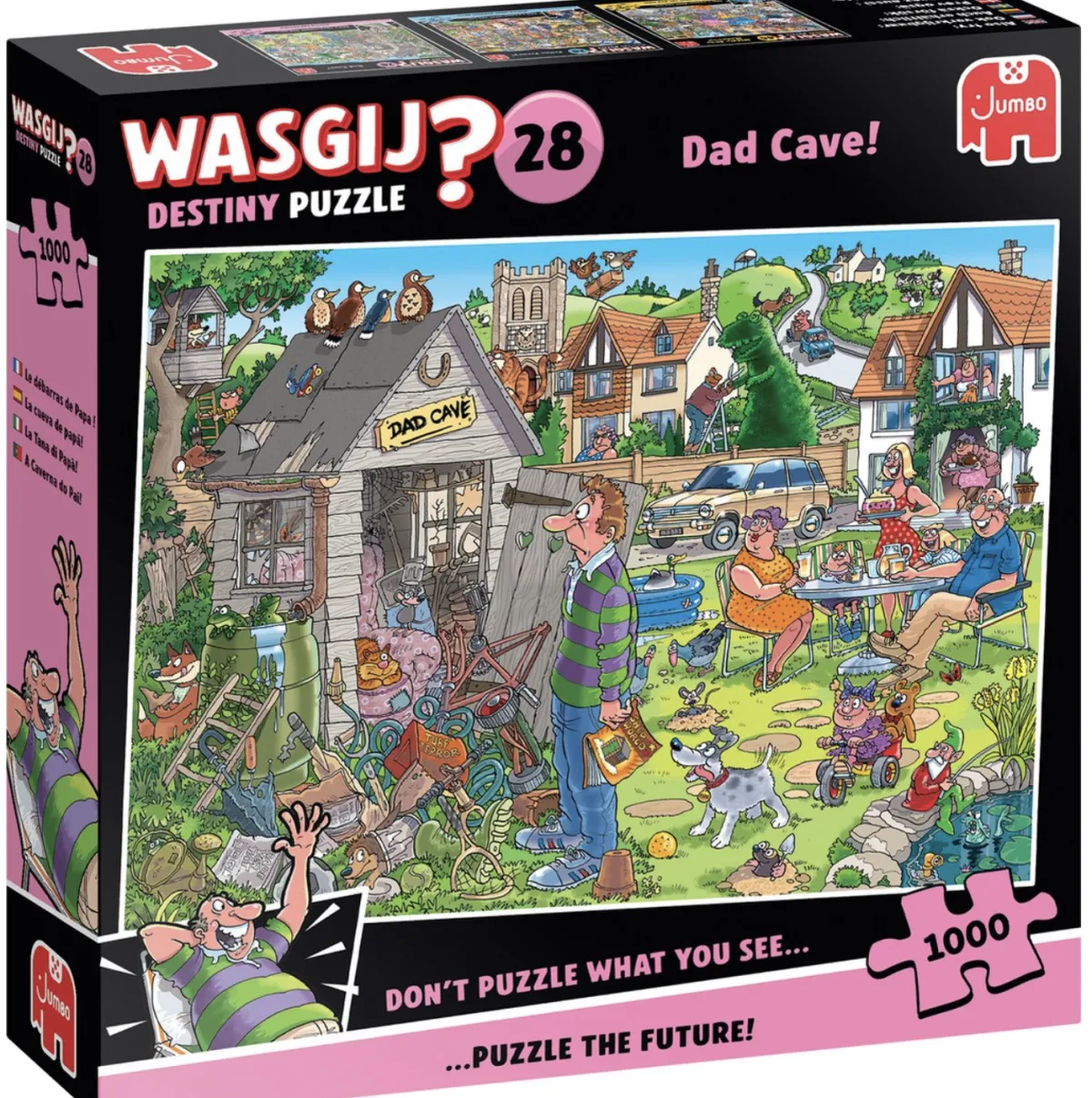 Jumbo 1000-1499<Wasgij Destiny 28 - Dad Cave! - 1000 stukjes