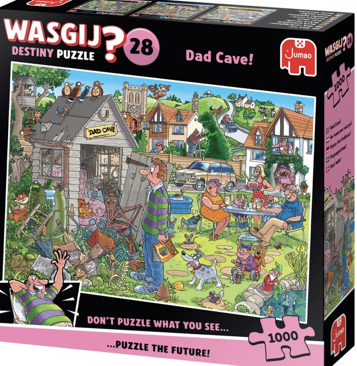 Jumbo 1000-1499<Wasgij Destiny 28 - Dad Cave! - 1000 stukjes