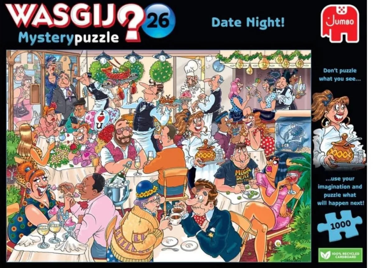 Jumbo 1000-1499<Wasgij Mystery 26 - Date Night! - 1000 stukjes