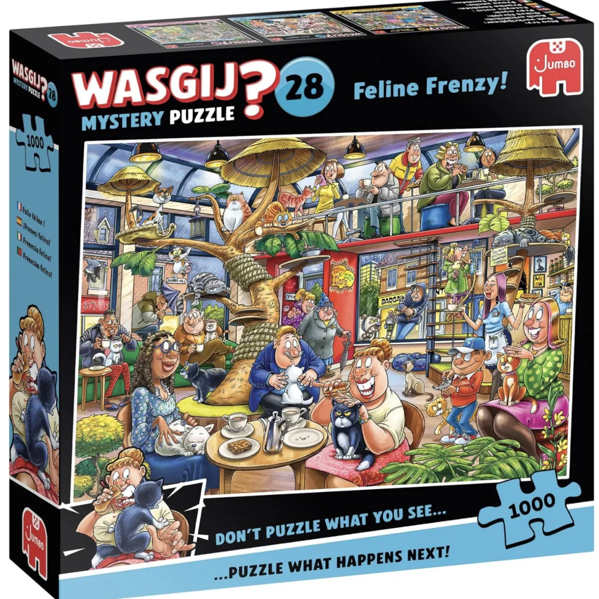 Jumbo 1000-1499<Wasgij Mystery 28 - Kat & Muis Spel! - 1000 stukjes