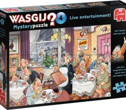 Jumbo Tekening|1000-1499<Wasgij Mystery 4 - Live Entertainment - legpuzzel van 1000 stukjes