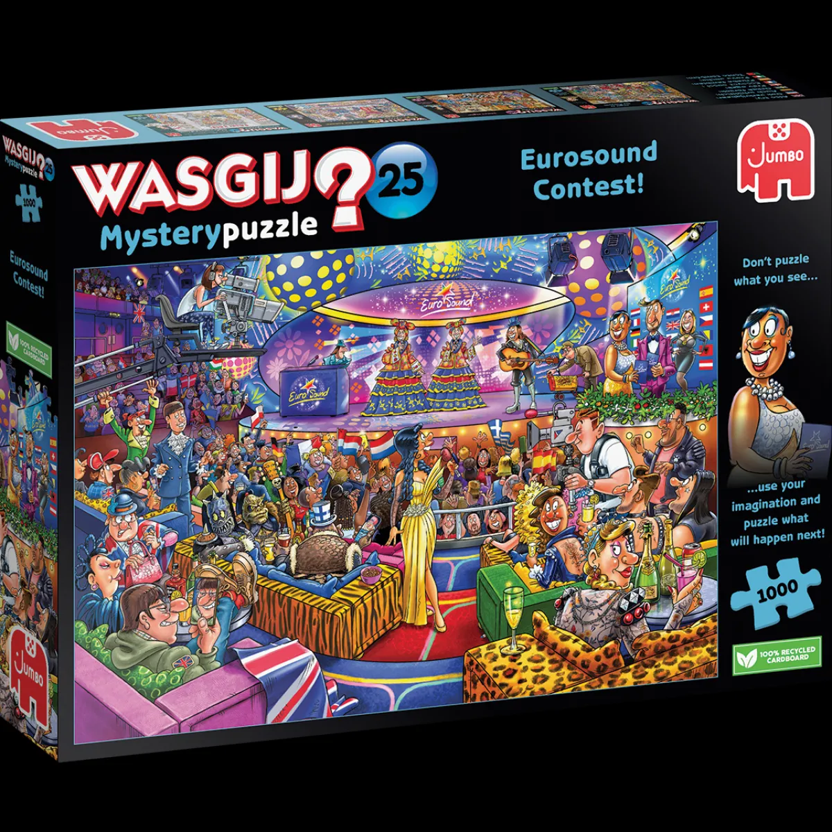 Jumbo 1000-1499<Wasgij Mystery 25 - The Eurosound Contest - 1000 stukjes