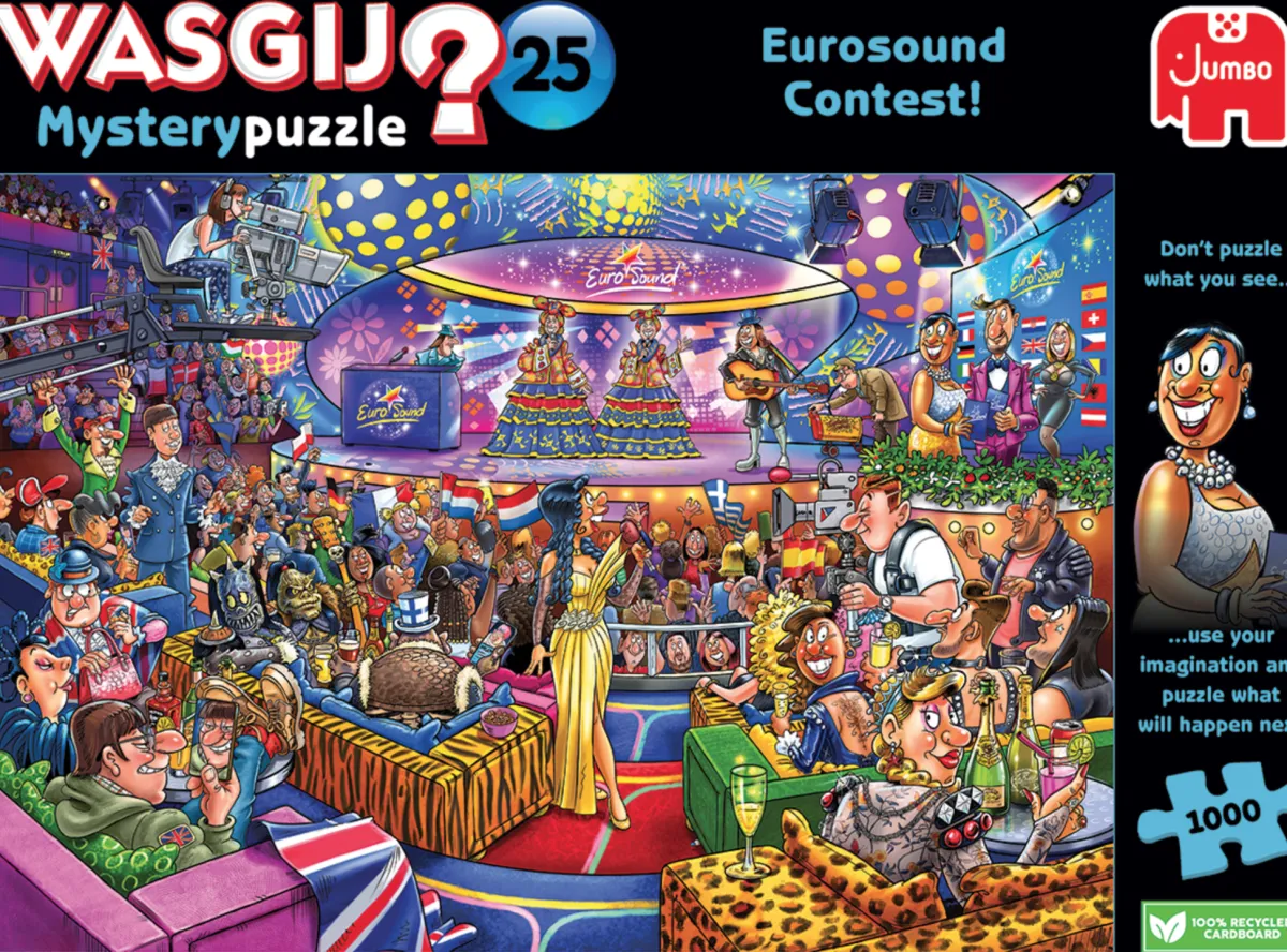 Jumbo 1000-1499<Wasgij Mystery 25 - The Eurosound Contest - 1000 stukjes