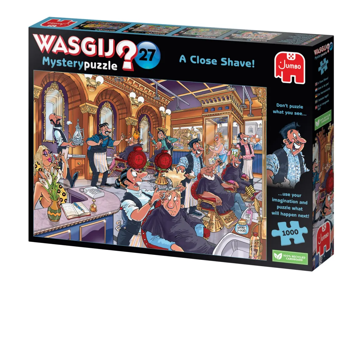 Jumbo 1000-1499<Wasgij Mystery 27 - Vlam in de pan! - 1000 stukjes