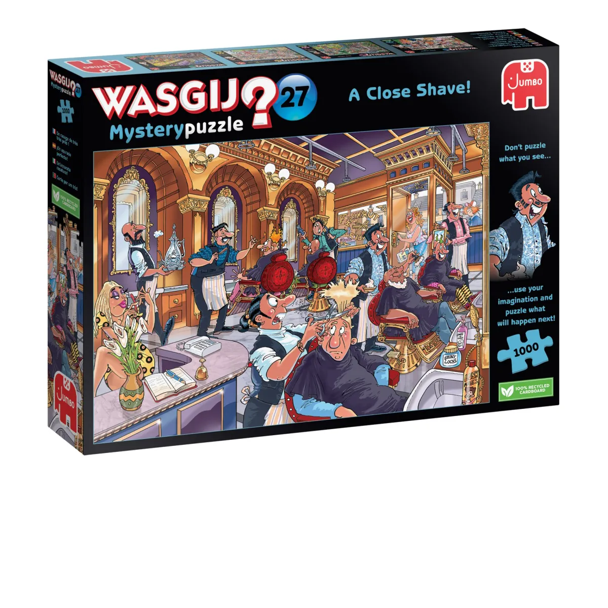 Jumbo 1000-1499<Wasgij Mystery 27 - Vlam in de pan! - 1000 stukjes