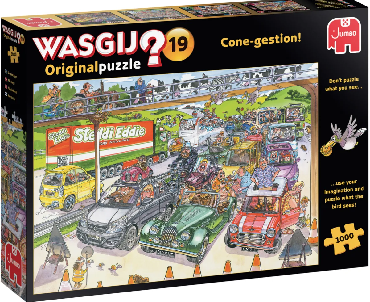 Jumbo 1000-1499<Wasgij Original 19 - Pitstop! - 1000 stukjes