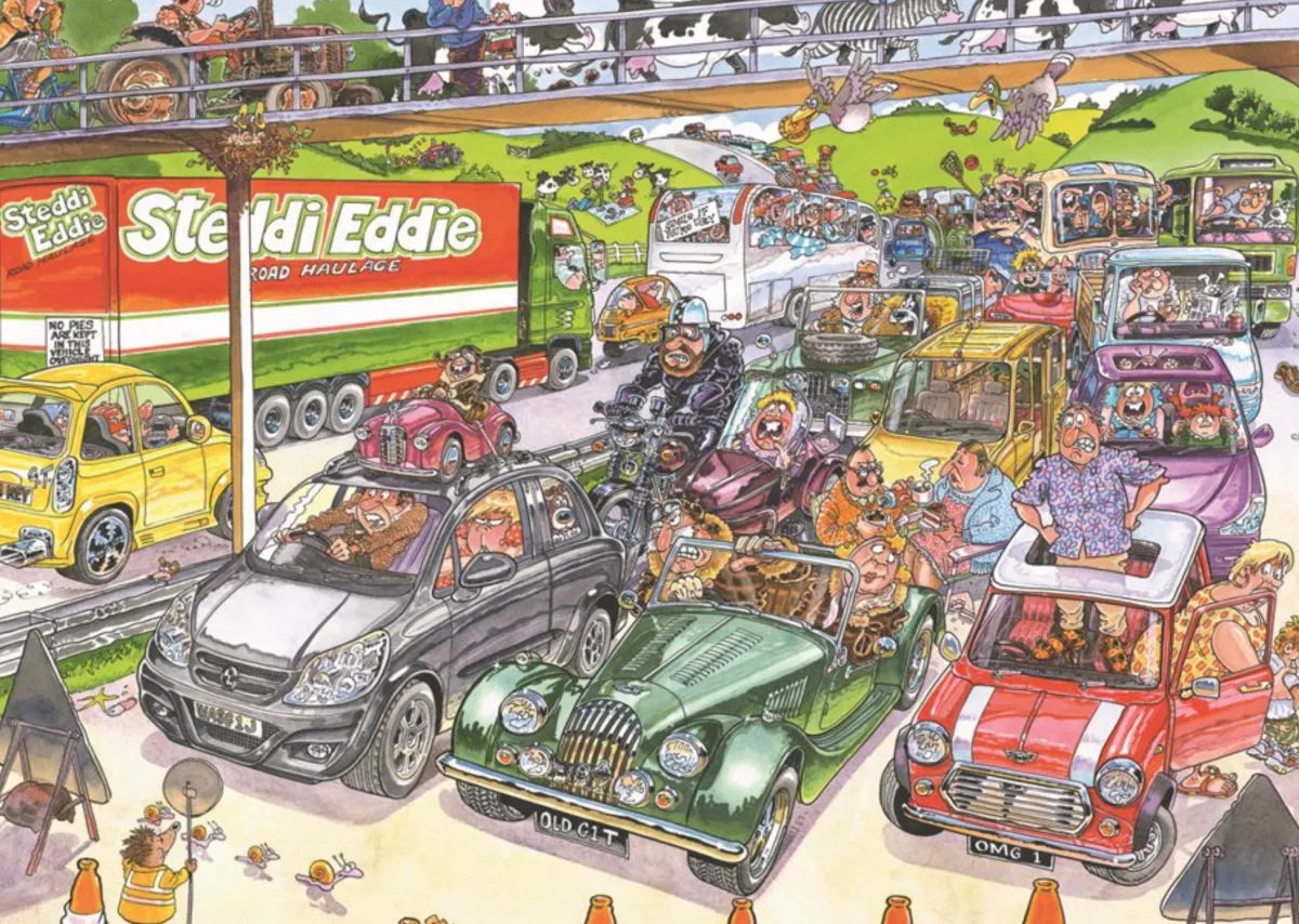 Jumbo 1000-1499<Wasgij Original 19 - Pitstop! - 1000 stukjes