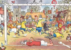 Jumbo 1000-1499<Wasgij Original 14 - Voetbalgekte! - 1000 stukjes