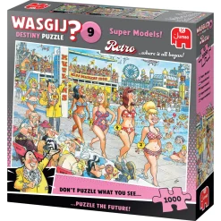 Jumbo 1000-1499<Wasgij Retro Destiny 9 - Super Models! - 1000 stukjes