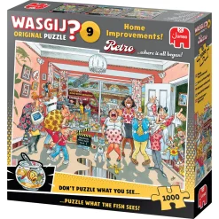 Jumbo 1000-1499<Wasgij Retro Original 9 - Klein Verbouwinkje! - 1000 stukjes