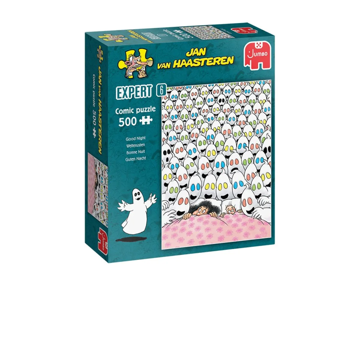 Jumbo 500-999<Welterusten - Expert 6 - Jan van Haasteren - puzzel van 500 stukjes
