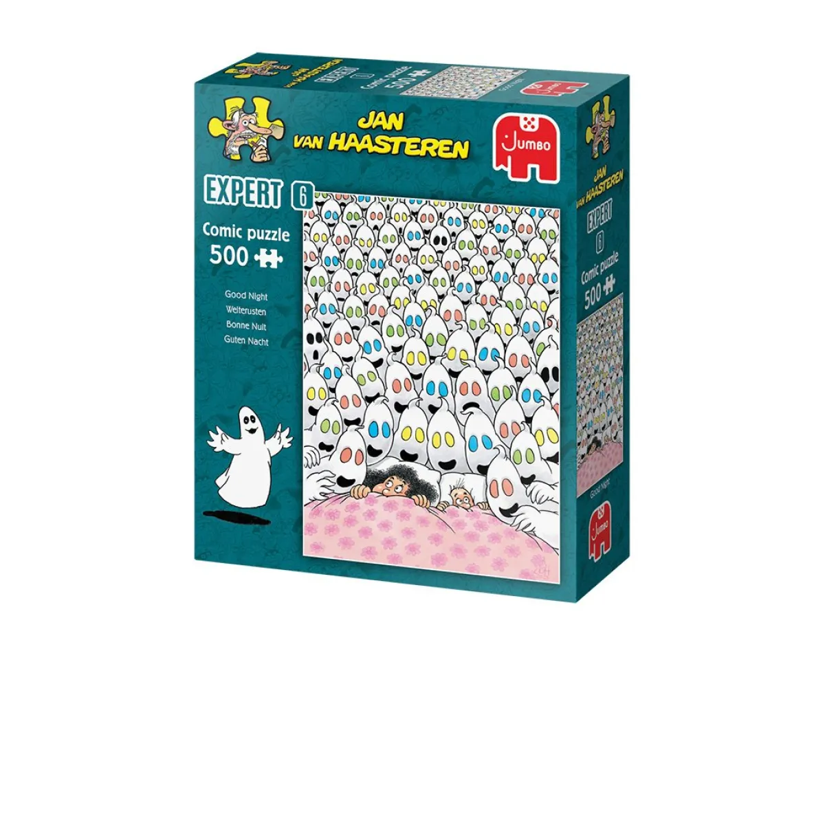 Jumbo 500-999<Welterusten - Expert 6 - Jan van Haasteren - puzzel van 500 stukjes