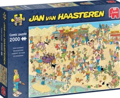 Jumbo 1000-1499<Zandsculpturen - Jan van Haasteren - puzzel van 2000 stukjes