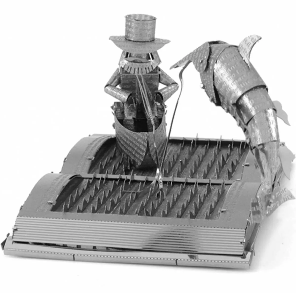 Metal Earth 3d Puzzels<De oude man en de zee Boeksculptuur - 3D puzzel