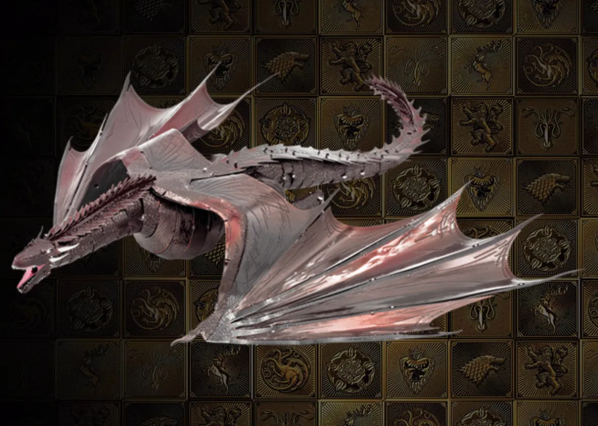 Metal Earth 3d Puzzels<Drogon - GOT - Iconx 3D puzzel