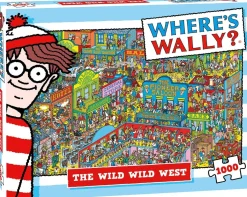 Plenty Gifts Tekening|1000-1499<Waar is Wally - Het Wilde Westen - leg- en zoekpuzzel van 1000 stukjes