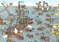 Plenty Gifts Tekening|1000-1499<Waar is Wally - Bij de Piraten - leg- en zoekpuzzel van 1000 stukjes