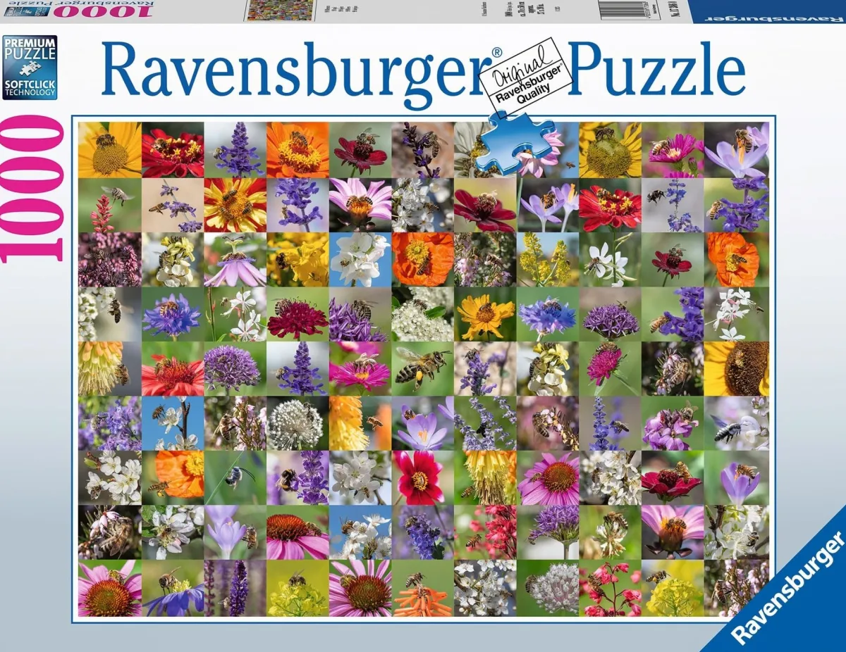Ravensburger Dieren|Landschappen<99 Bijen - puzzel van 1000 stukjes