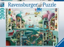 Ravensburger Dieren|Fantasy<Als vissen konden lopen - puzzel van 2000 stukjes