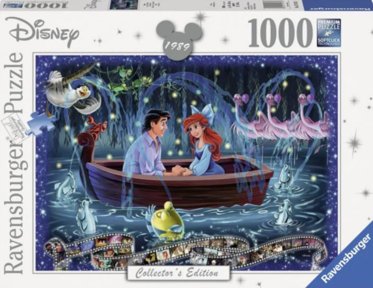 Ravensburger Disney, Pixar, Marvel|1000-1499<Ariel - De kleine zeemeermin - Disney - Collector's Item - puzzle van 1000 stukjes
