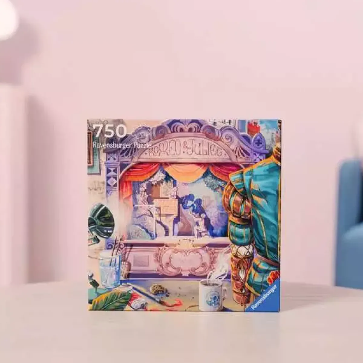 Ravensburger Kunst En Cultuur|500-999<Art&Soul - Romeo & Julia - vierkante puzzel van 750 stukjes