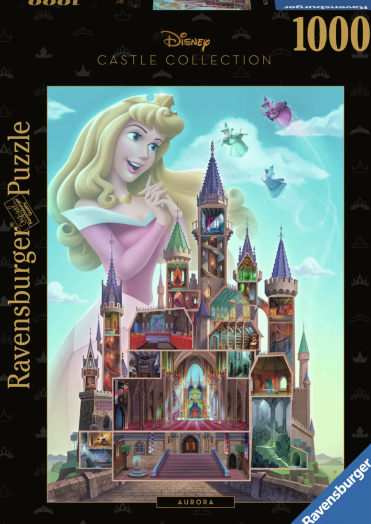 Ravensburger Disney, Pixar, Marvel|1000-1499<Aurora - Disney Kasteel 9 - puzzel van 1000 stukjes
