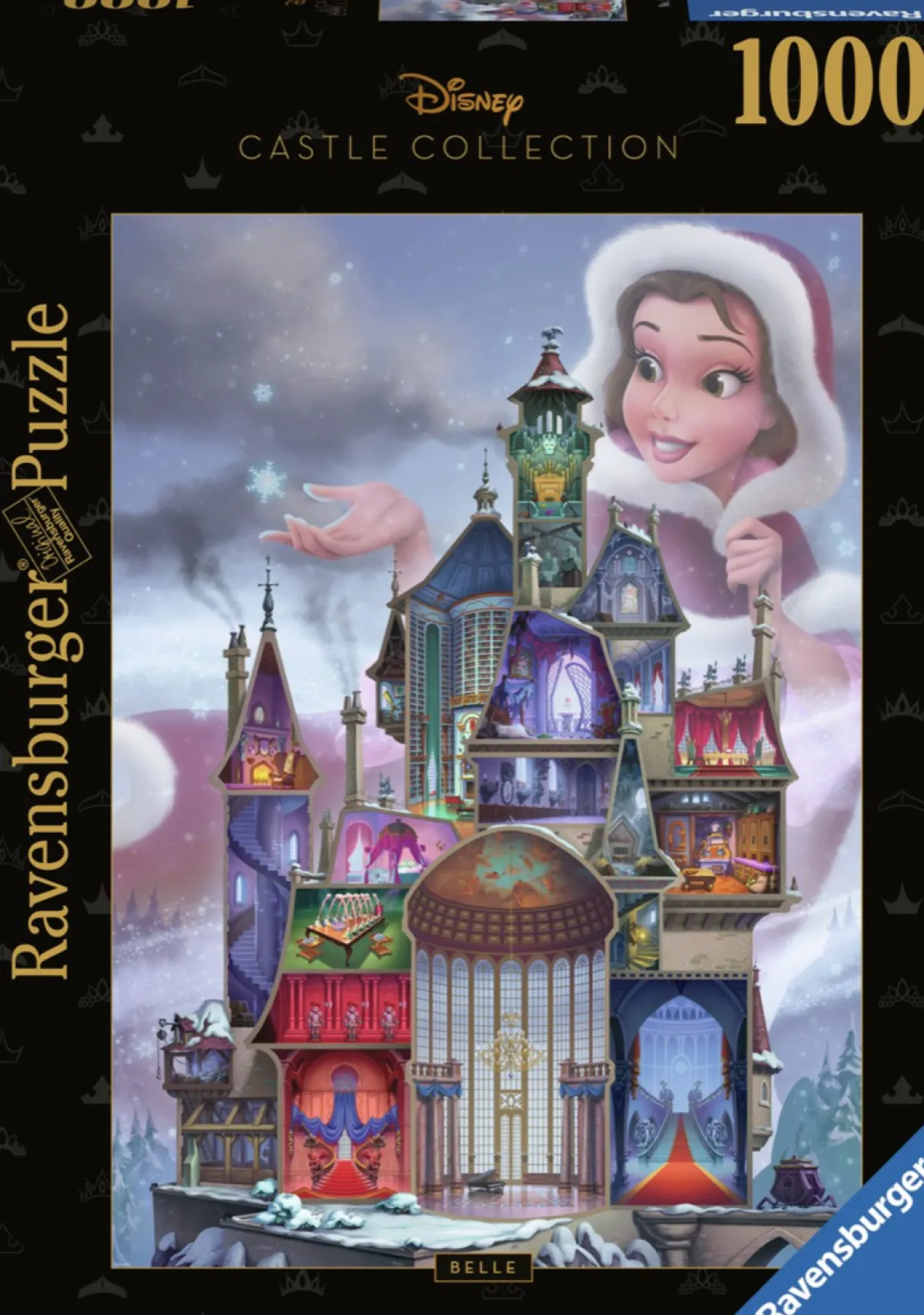 Ravensburger Disney, Pixar, Marvel|1000-1499<Belle - Disney Kasteel 3 - puzzel van 1000 stukjes