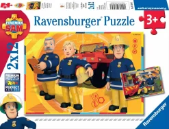 Kinderen Ravensburger Disney, Pixar, Marvel|Legpuzzels<Brandweerman SAM in actie - 2 x 12 stukjes