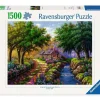 Ravensburger Landschappen|1500-1999<Cottage bij de rivier - puzzel van 1500 stukjes