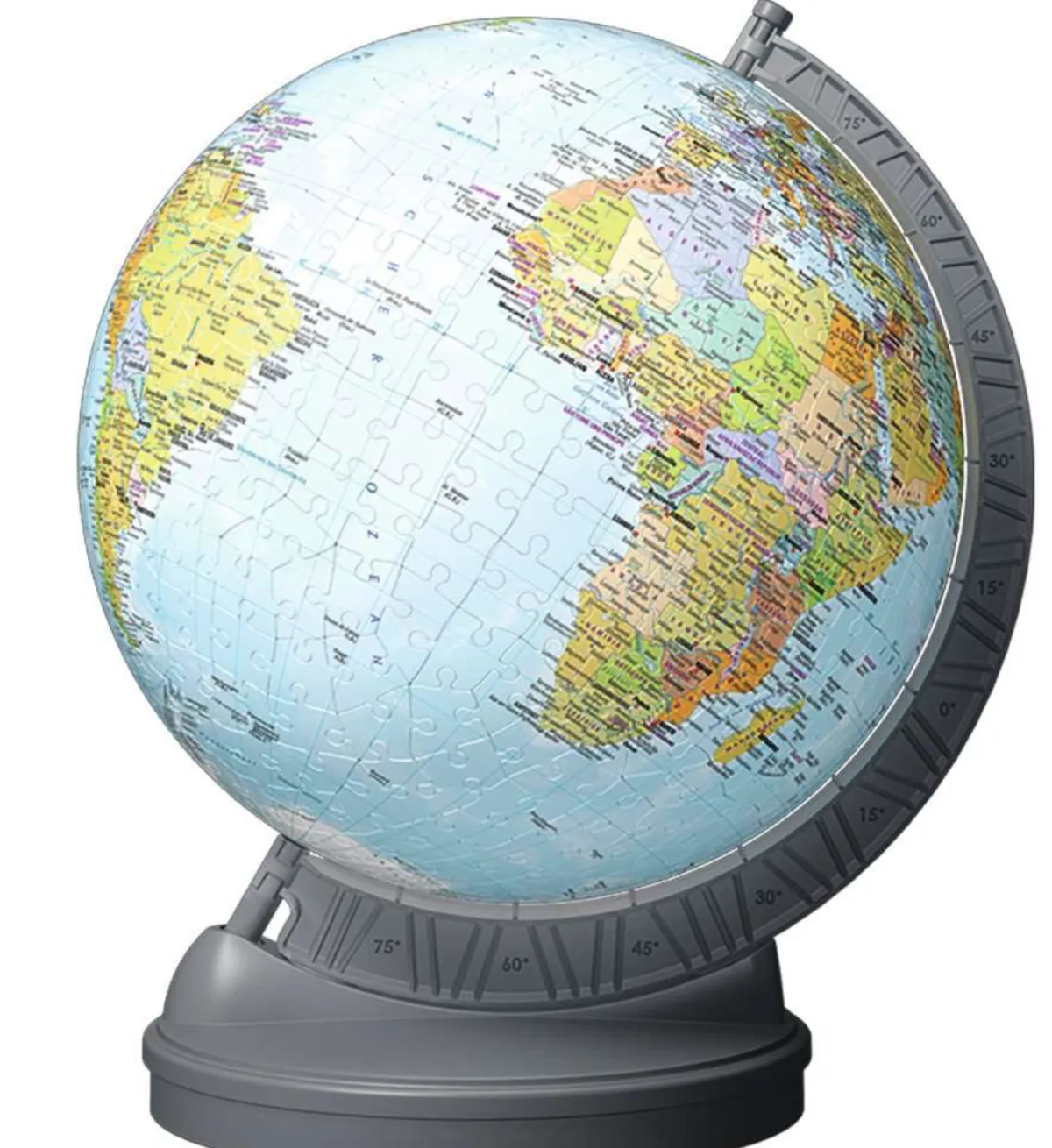 Kinderen Ravensburger 3d Puzzels|Astrologie & Wereldkaarten<De aarde - wereldbol - 540 stukjes