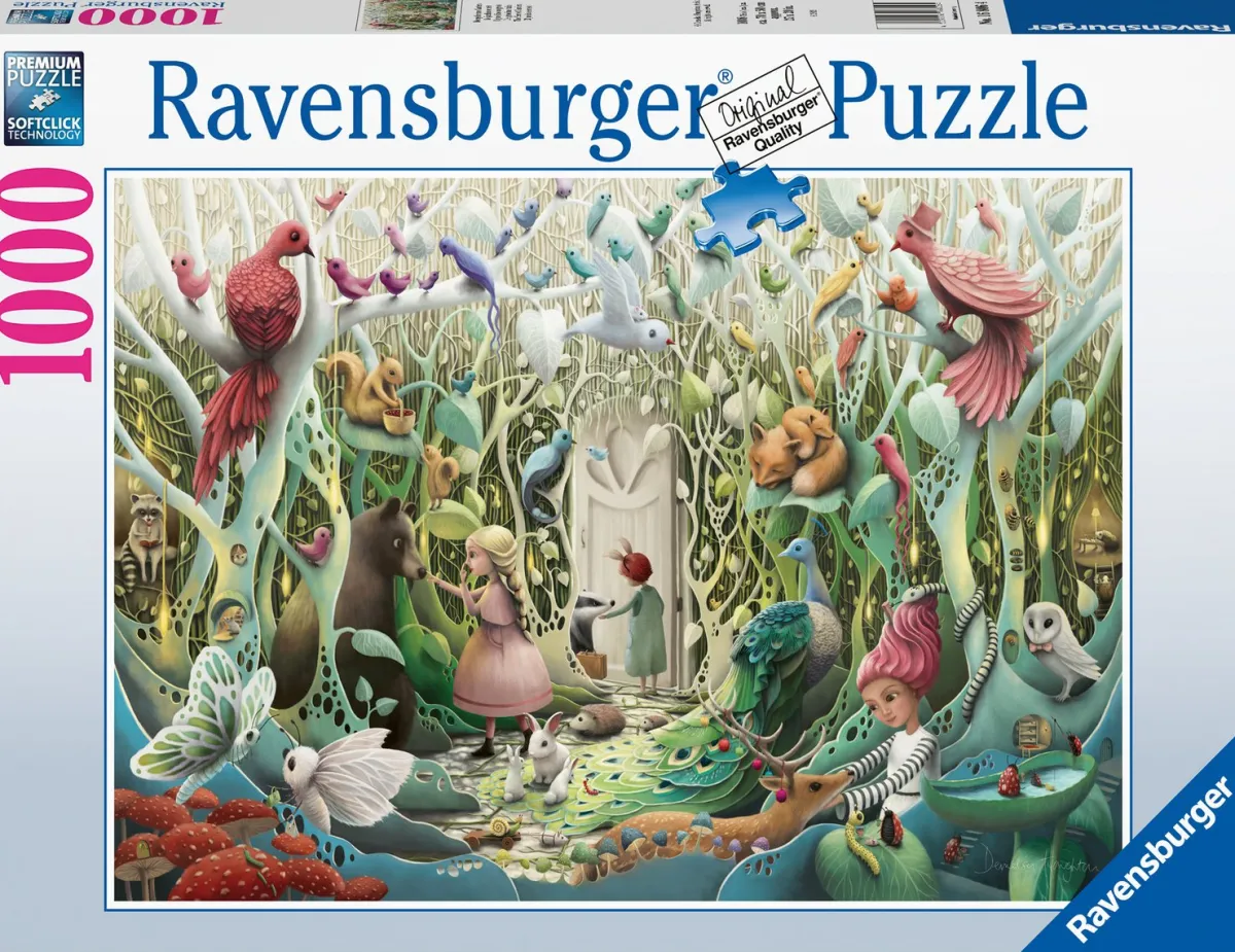 Ravensburger Dieren|Kunst En Cultuur<De geheime tuin - puzzel van 1000 stukjes