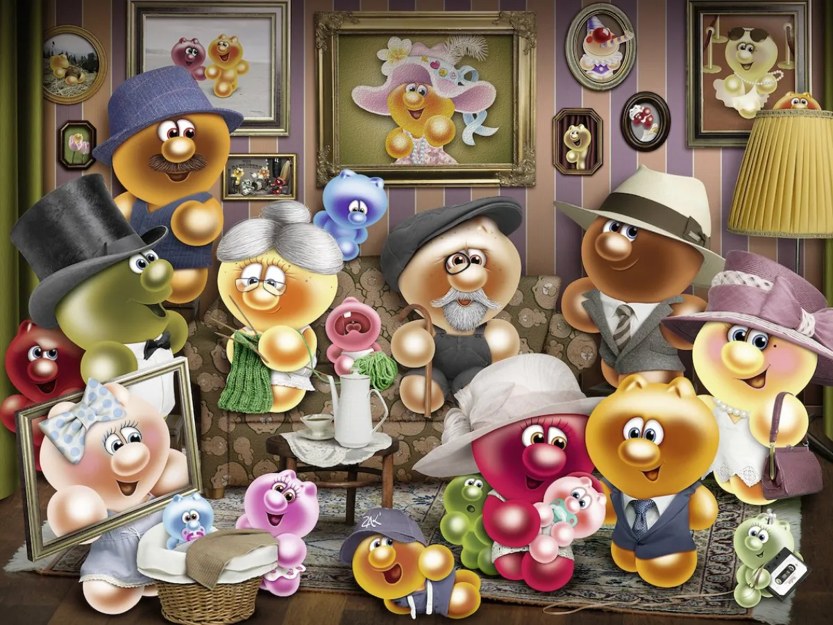 Ravensburger Fantasy|Tekening<De Gelini Familie - puzzel van 1500 stukjes