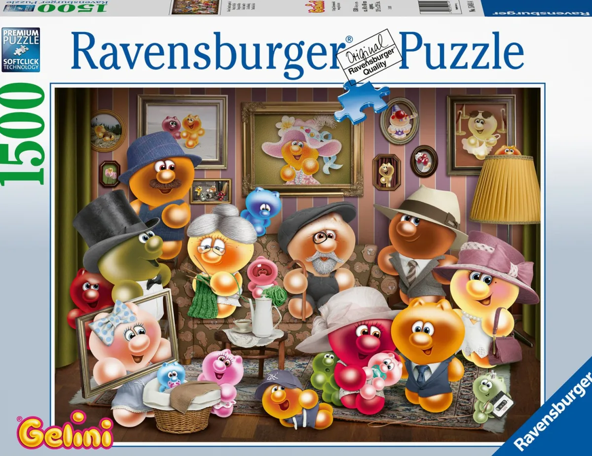 Ravensburger Fantasy|Tekening<De Gelini Familie - puzzel van 1500 stukjes