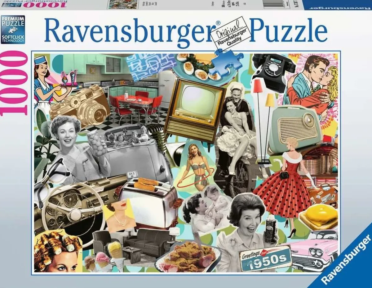 Ravensburger Kunst En Cultuur|1000-1499<De jaren 50 - puzzel van 1000 stukjes