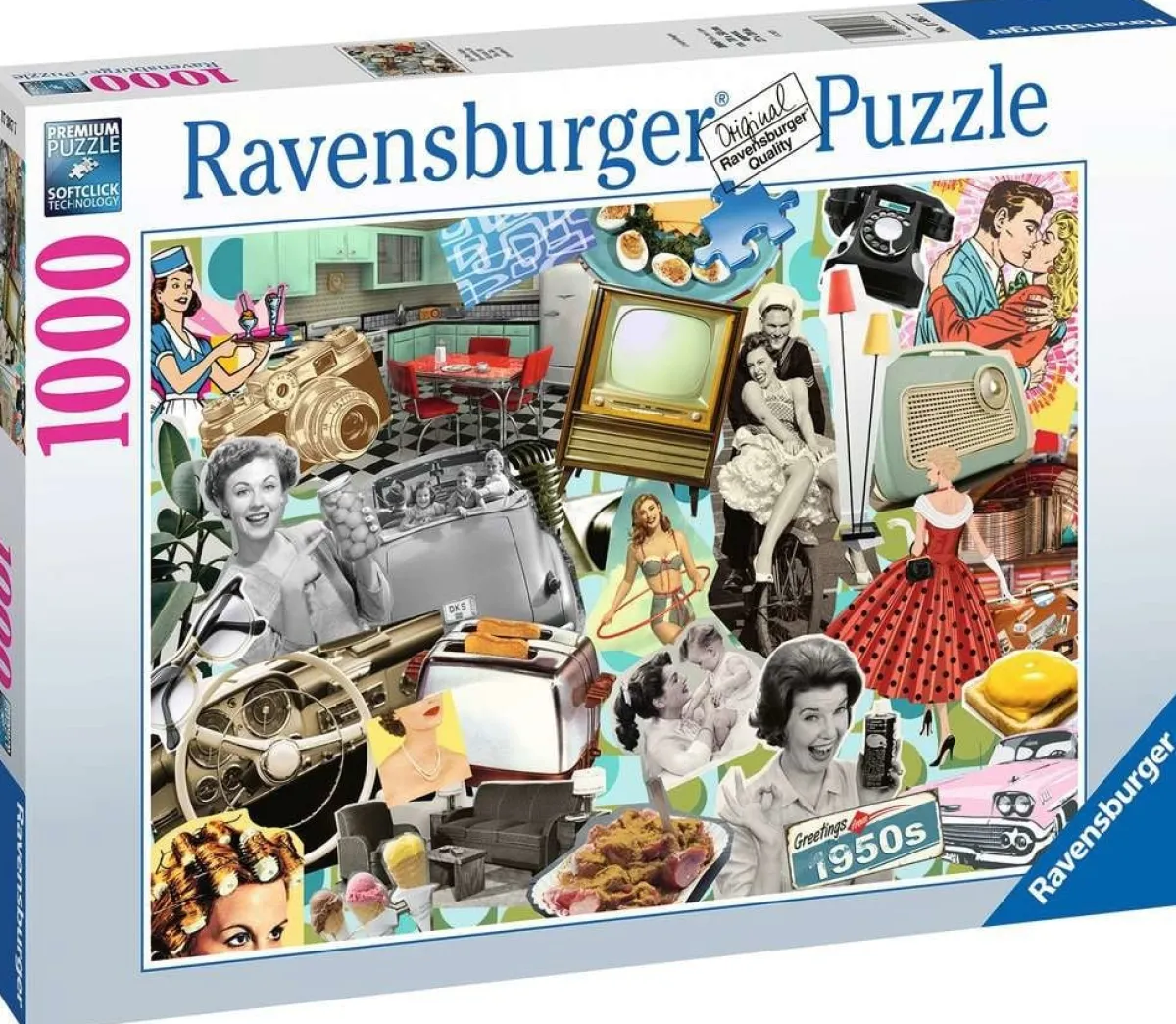 Ravensburger Kunst En Cultuur|1000-1499<De jaren 50 - puzzel van 1000 stukjes