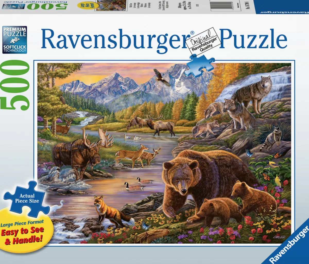 Ravensburger Tekening|500-999<De wildernis - 500 XL stukjes