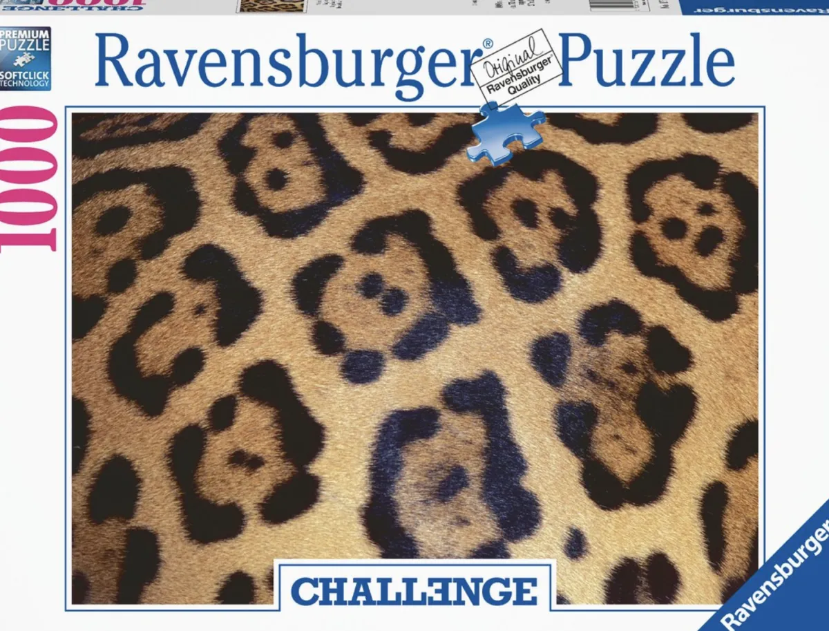 Ravensburger 1000-1499<Dieren print - Challenge - puzzel van 1000 stukjes