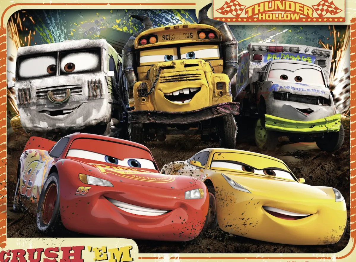 Kinderen Ravensburger Disney, Pixar, Marvel|Legpuzzels<Disney Cars - 12+16 +20 +24 stukjes
