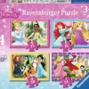 Kinderen Ravensburger Disney, Pixar, Marvel|Legpuzzels<Disney Prinsessen - 12+16 +20 +24 stukjes