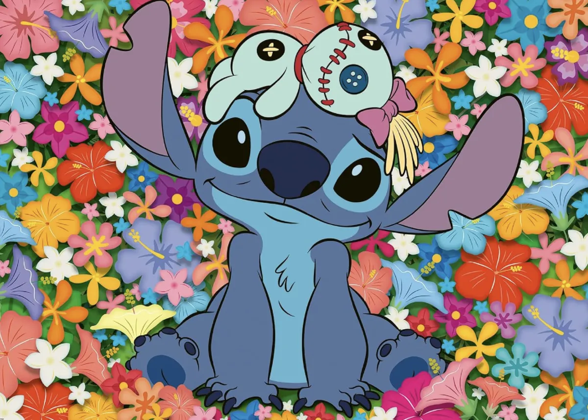 Ravensburger Disney, Pixar, Marvel|1000-1499<Disney Stitch - puzzel van 1000 stukjes