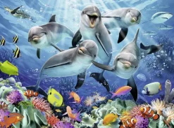 Ravensburger Dieren|500-999<Dolfijnen in het koraalrif - puzzle van 500 stukjes