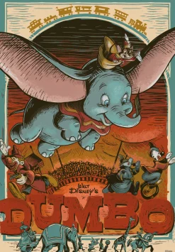 Kinderen Ravensburger Disney, Pixar, Marvel|Legpuzzels<Dumbo - Disney 100 jaar - 300 XL stukjes
