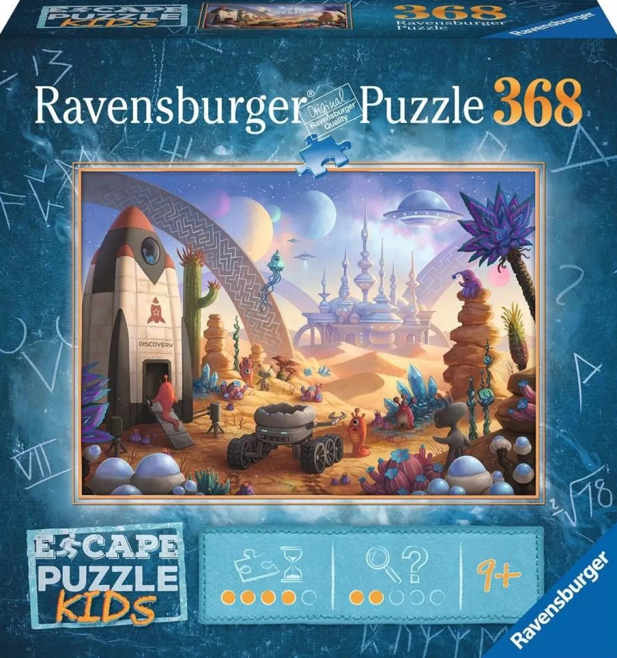 Ravensburger Fantasy|100-499<Escape Puzzel Kids: Space Missie - 368 stukjes