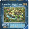 Ravensburger Fantasy|100-499<Escape Puzzel Kids: Jungle - 368 stukjes